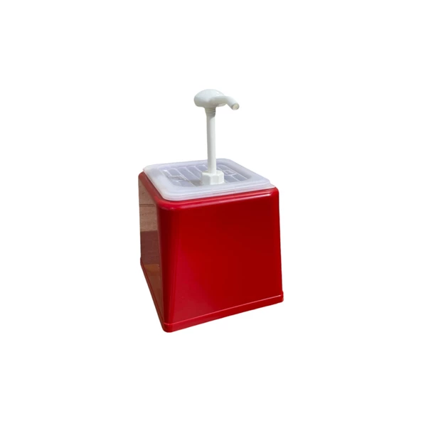 Ketçap Dispenseri | Pompalı | Kırmızı Stand 2.5L ürün görseli 1