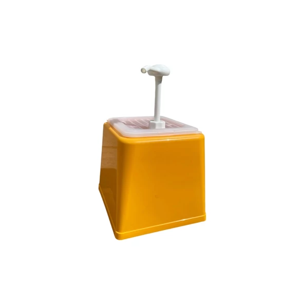 Hardal Dispenseri | Pompalı | Sarı Stand 2.5L ürün görseli 1
