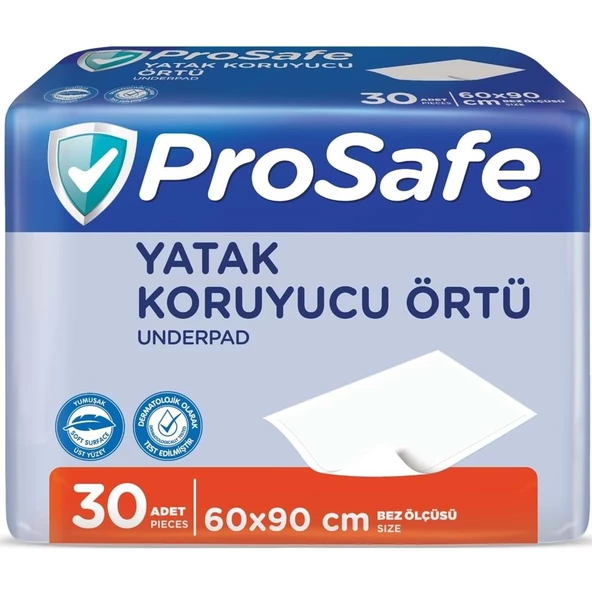 Prosafe Hasta Alt Açma Yatak Koruyucu Örtü 60x90CM 60 Adet (2PKx30) ürün görseli 1