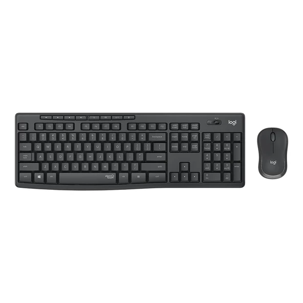 Logitech MK295 Q Tr Siyah Kablosuz Klavye Mouse Set ürün görseli 1