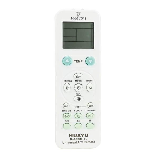 Huayu K-1038E+L  1000İn1 Universal AC Akıllı Klima Kumandası ürün görseli 1