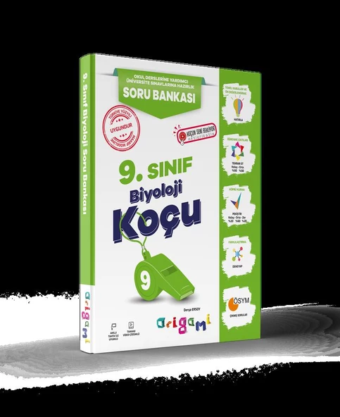 9. Sınıf Biyoloji Soru Bankası Origami Tammat Yayınları ürün görseli 1