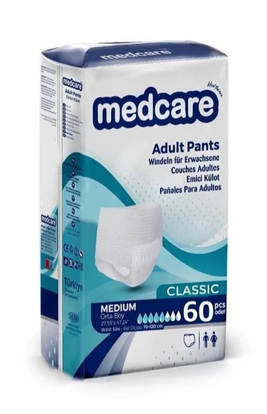 Medcare Emici Külot 60 Adet Medium ürün görseli 1