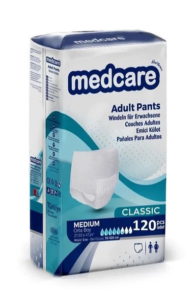 Medcare Emici Külot 120 Adet Medium ürün görseli 1