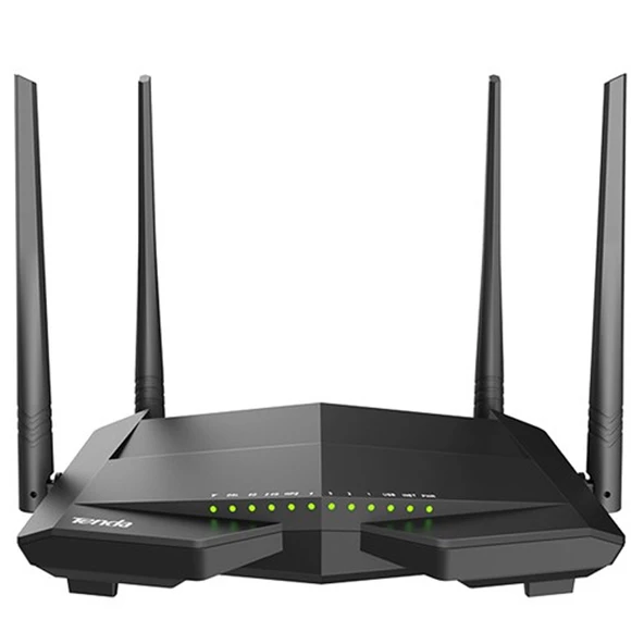 Tenda V12 AC1200 Dual Band 4X Gigabit Port 1200 Mbps Vdsl Modem ürün görseli 1
