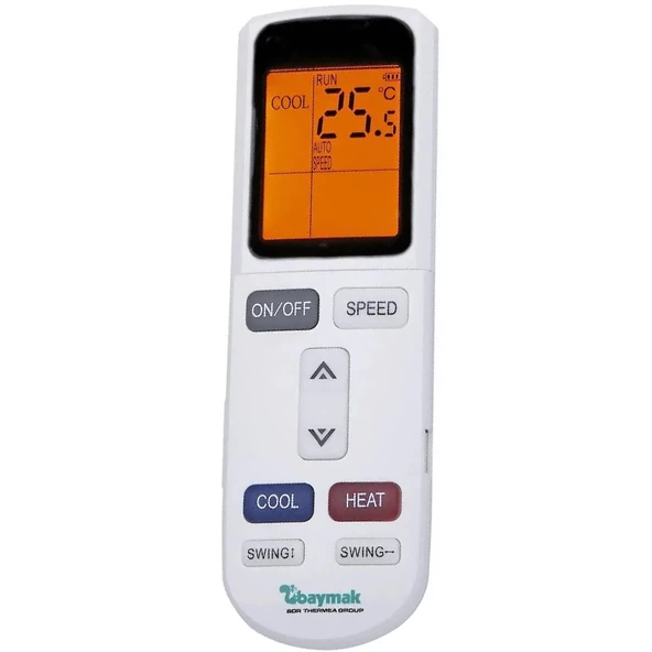 Baymak YKR-L/101E  — YKR-L/102E Elegant Plus 9000 - 18A 18000 Btu Kli̇ma Kumandası ürün görseli 1