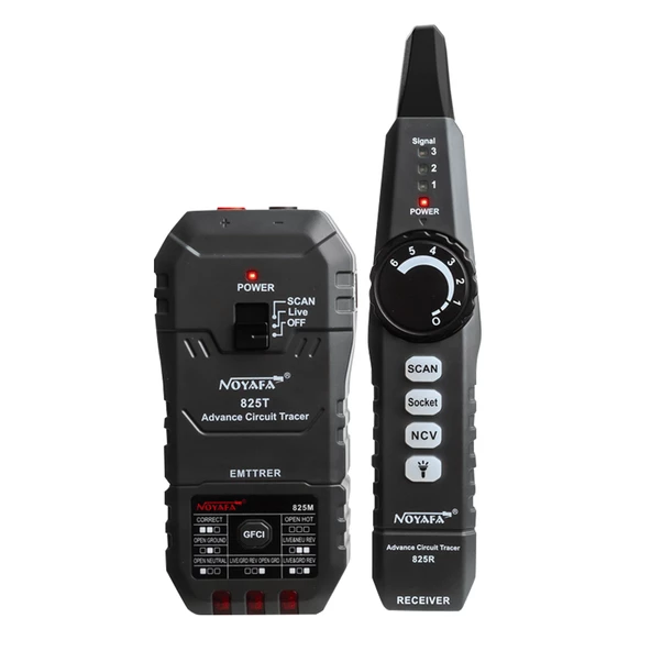Noyafa NF-825TMR AC 90-250V Profesyonel Elektrik Devre Takip Kablo Bulucu ürün görseli 1