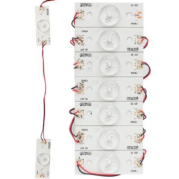 3 Volt Tek Kablolu Birbirine Bağlı Led (7'Li Poşet) ürün görseli 1