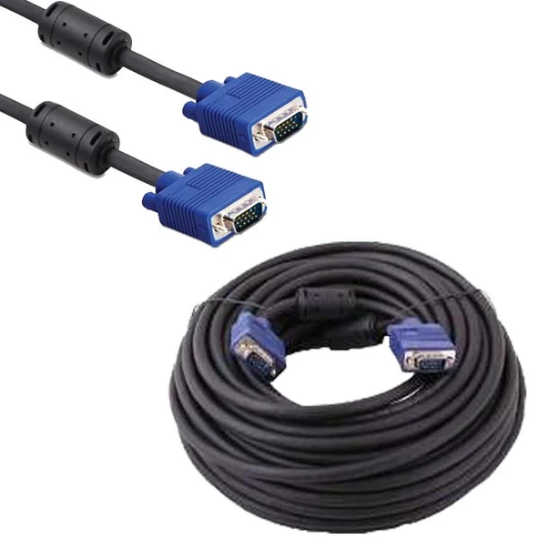 Powermaster PM-11097 15 Pin Erkek/Erkek 40 Metre VGA Kablo ürün görseli 1