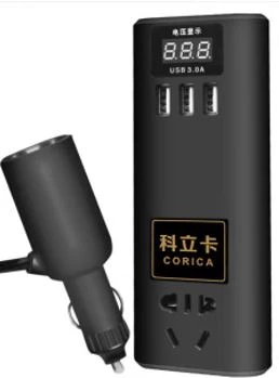 Powermaster Çok Fonksiyonlu USB Araç İnvertörü 12V/24V To 220V ürün görseli 1