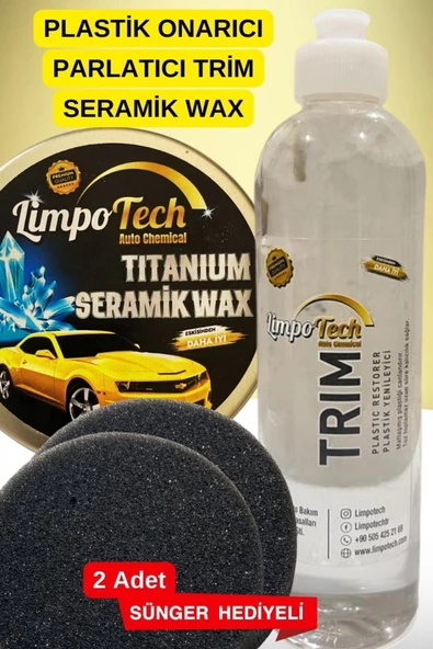 Trim 400 ml Plastik Yenileyici Onarıcı Parlatıcı | Araç Seramik Wax ürün görseli 1