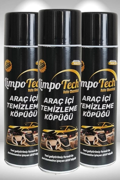 Araba köpük temizleyici sprey deri koltuk araba temizleme spreyi çok amaçlı köpük sprey 3 Adet ürün görseli 1