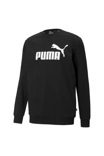 PUMA ESS Big LOGO CREW ERKEK SWEATSHİRT - Resim 5