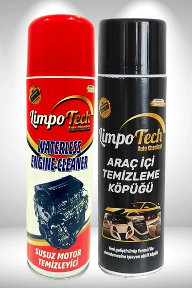 Araç Içi Köpük Temizleme Spreyi 500 Ml, Susuz Motor Temizleme Spreyi 500 ml 2'li Set ürün görseli 1