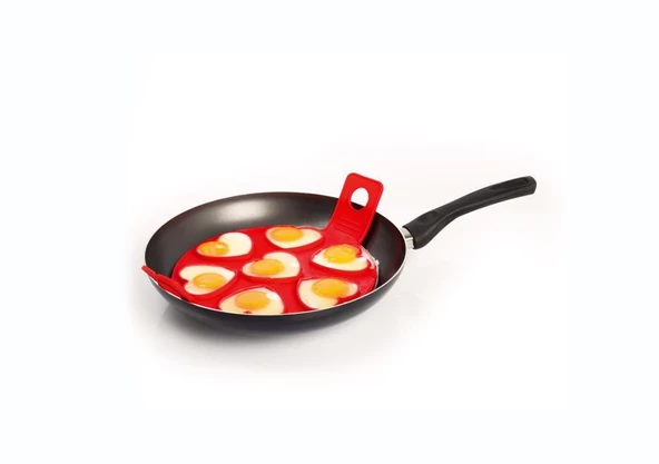 SİLİCOLİFE KALP DESEN YUMURTA VE KREP KALIBI - Resim 2
