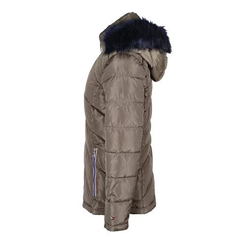Tommy Hilfiger Kadın Mont Yeşil - Resim 2