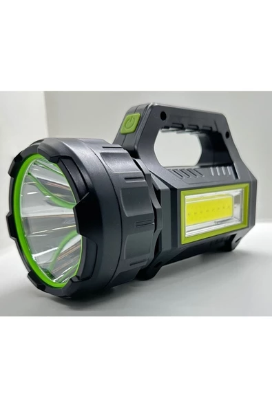 Ps-t95 10w Uzun Menzilli Solar Panelli Usb Ultra Güçlü Ledli Şarjlı Feneri ürün görseli 1
