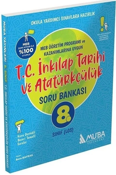 Muba Yayınları LGS 8. Sınıf TC İnkılap Tarihi ve Atatürkçülük Soru Bankası ürün görseli 1