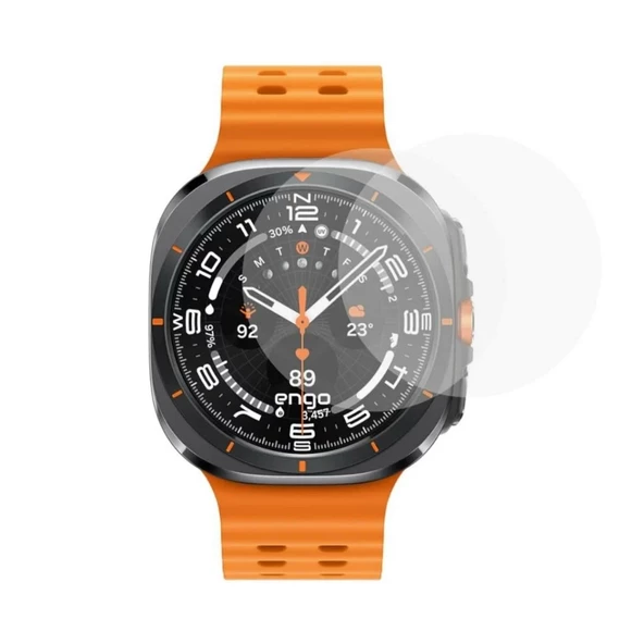 Samsung Galaxy Watch Ultra 47mm Uyumlu 3 Adet Şeffaf Ekran koruyucu Nano Jelatin ürün görseli 1