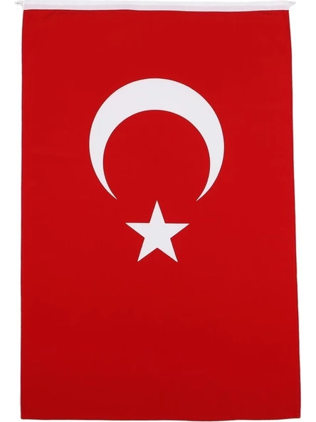 Türk Bayrağı 50x75 cm Alpaka Kumaş ürün görseli 1