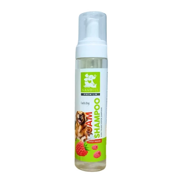 Nanbell Premium Kedi Köpek Köpük Şampuan Orman Meyveli 225 Ml ürün görseli 1