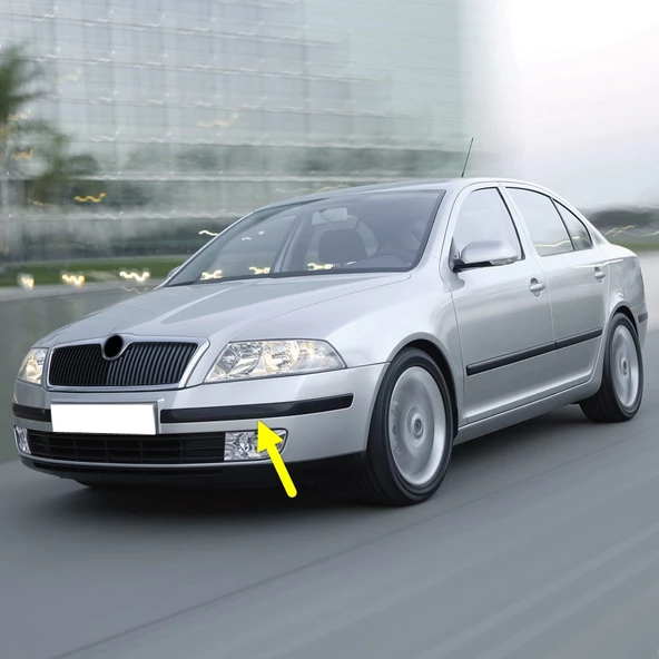 Skoda Octavia A5 2005-2008 Sol Ön Tampon Kuşağı Bandı Çıtası 1Z0807717 ürün görseli 1