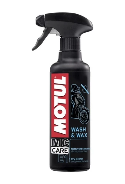 Motul Mc Care E1 Wash & Wax Motosiklet Temizleme Spreyi 400 ML ürün görseli 1
