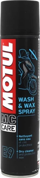 Motul E9 Wash & Wax 400 Ml Temizleme ve Parlatma Spreyi ürün görseli 1
