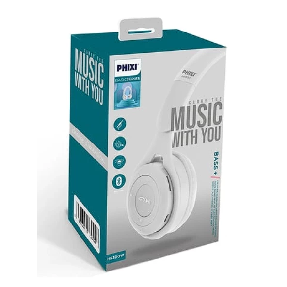 Phixi Basic HP300R Kafa üstü Bluetooth Kulaklık - Resim 4
