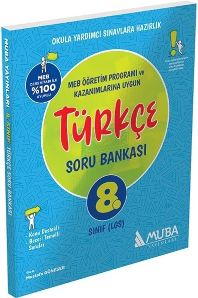 Muba Yayınları LGS 8. Sınıf Türkçe Soru Bankası ürün görseli 1