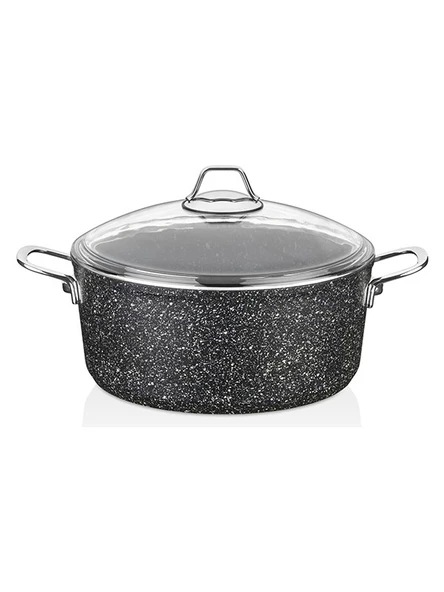 FALEZ Black Line Granit 26 cm Derin Tencere ürün görseli 1