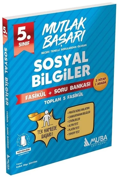 Muba Yayınları 5.Sınıf Sosyal Bilgiler Mutlak Başarı Fasikül ve Soru Bankası ürün görseli 1