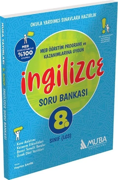 Muba Yayınları LGS 8. Sınıf İngilizce Soru Bankası ürün görseli 1