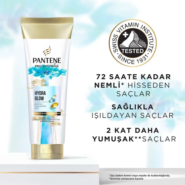 Pantene PRO-V MIRACLES Hydra Glow Nemlendirici Saç Bakım Kremi Kuru Saçlar için 275ML ürün görseli 1
