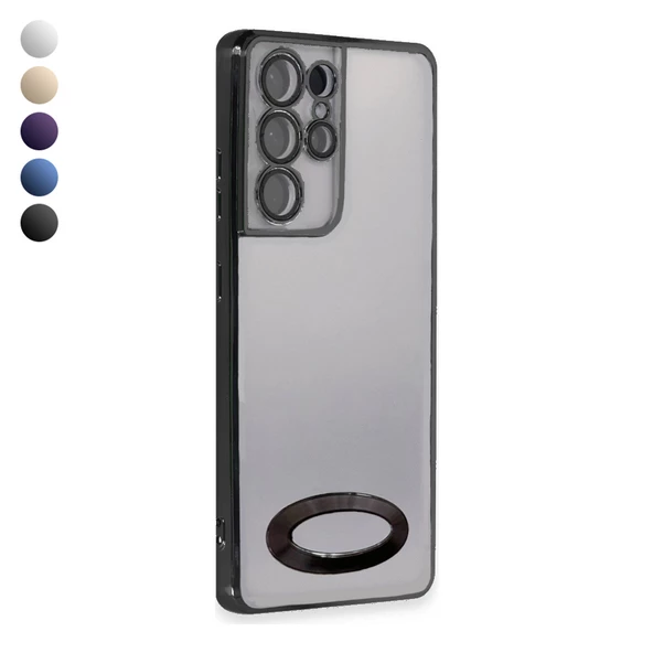 Samsung Galaxy S21 Ultra Kılıf Hole Lazer Silikon Kapak ürün görseli 1