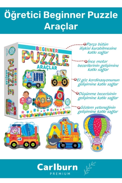 Özel Üretim Zeka Geliştirici Eğitici Çocuk El Göz Koordinasyonu Beginner Puzzle Araçlar ürün görseli 1