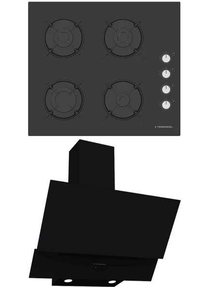 Termikel Ankastre Set (BH P6144C B + CH C6532C BB) ürün görseli 1