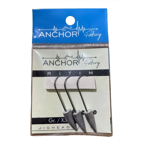 Çapa Anchor Ritim Jig Head 3 Adet  3 Gr - 1/0 No ürün görseli 1