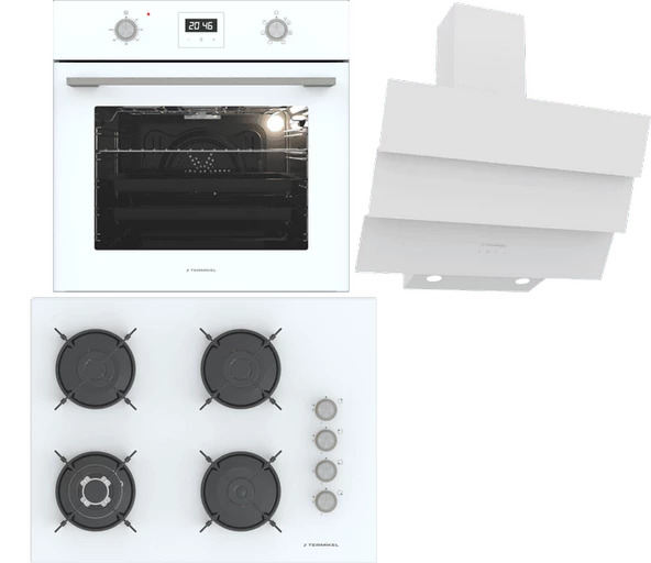 Termikel Ankastre Set (BO O64D5C W + BH P7194C W + CH S6532C WW) ürün görseli 1