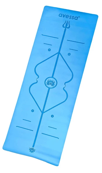 Avessa Rym-Blue Kauçuk Yoga Mat Mavi ürün görseli 1