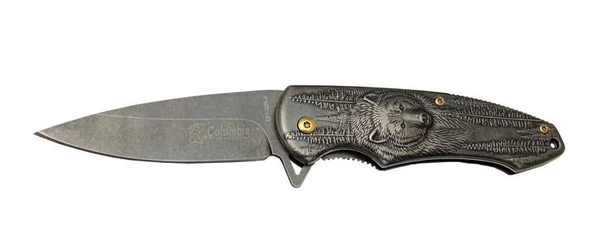 Columbia EXT-3205-A Ayı Desenli Çakı 22 Cm ürün görseli 1