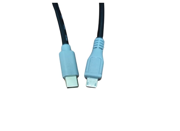 Pmr 1 Metre Micro Usb to Type C- Type C to Micro Usb Kablo ürün görseli 1