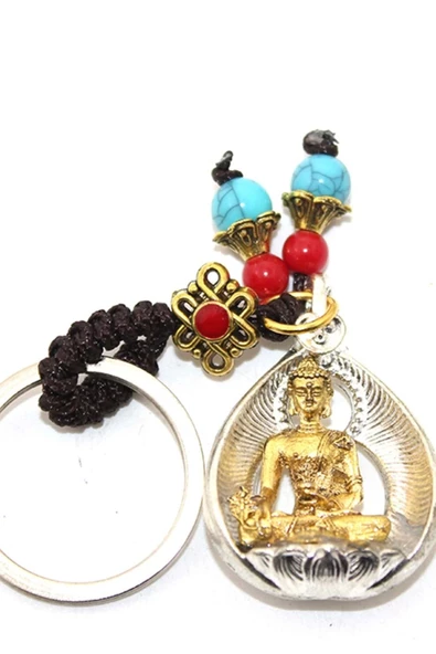 Feng Shui Bereket Şans Mutluluk Buda Budha Mistik Düğüm Feng Sui Anahtarlık ürün görseli 1