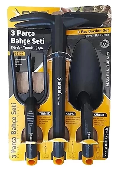 SGS 3120 Bahçe Seti Kürek-Tırmık-Çapa ürün görseli 1