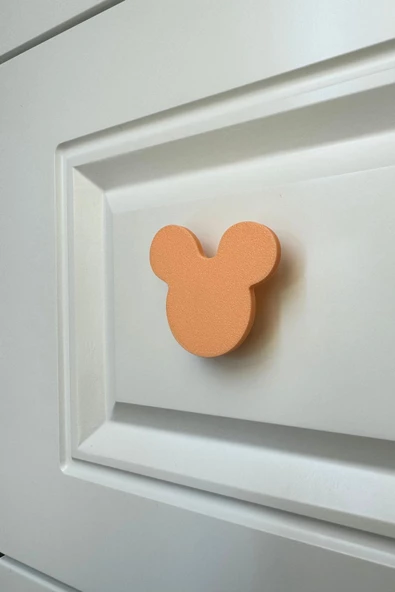 Pomerol Turuncu Mouse Dolap Kulpu-Çocuk Odası, Mutfak ve Banyo İçin Modern,Şık ve Dayanıklı Mobilya Kulp, DH ürün görseli 1