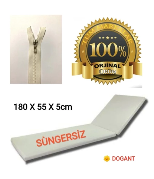 Anadolu Fermuarlı Şezlong Minderi Kılıf SÜNGERSİZ 180X55X5 cm ürün görseli 1