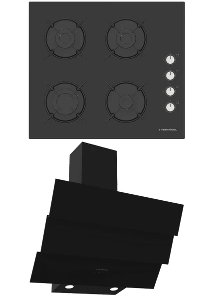 Termikel Ankastre Set (BH P6144C B + CH S6532C BB) ürün görseli 1