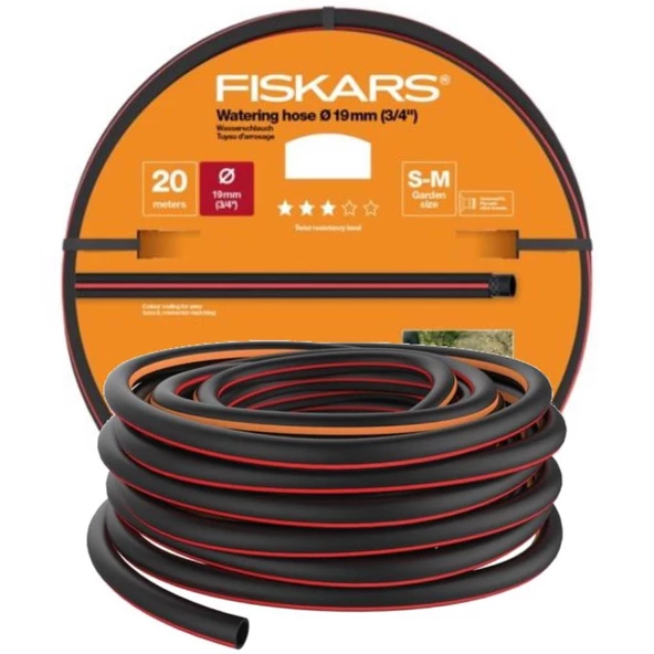 Fiskars 1027109 Sulama Hortumu 19 mm (3/4") 20M Q3 ürün görseli 1