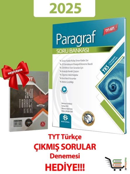 2025 Model Paragraf Soru Bankası Çıkmış Sorular Denemesi HEDİYELİ! ürün görseli 1
