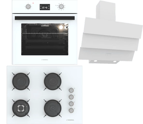 Termikel Ankastre Set (BO O6555C W + BH P7194C W + CH S6532C WW) ürün görseli 1